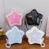 Transparent Bag  New Pain Bag Sweet Cool Shoulder Bag Cute Backpack Student Commuting Shoulder Bag