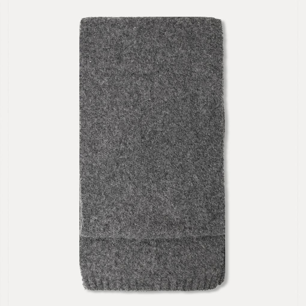 Basic Knit Muffler_MIAAMFV19C (60)Charcoal