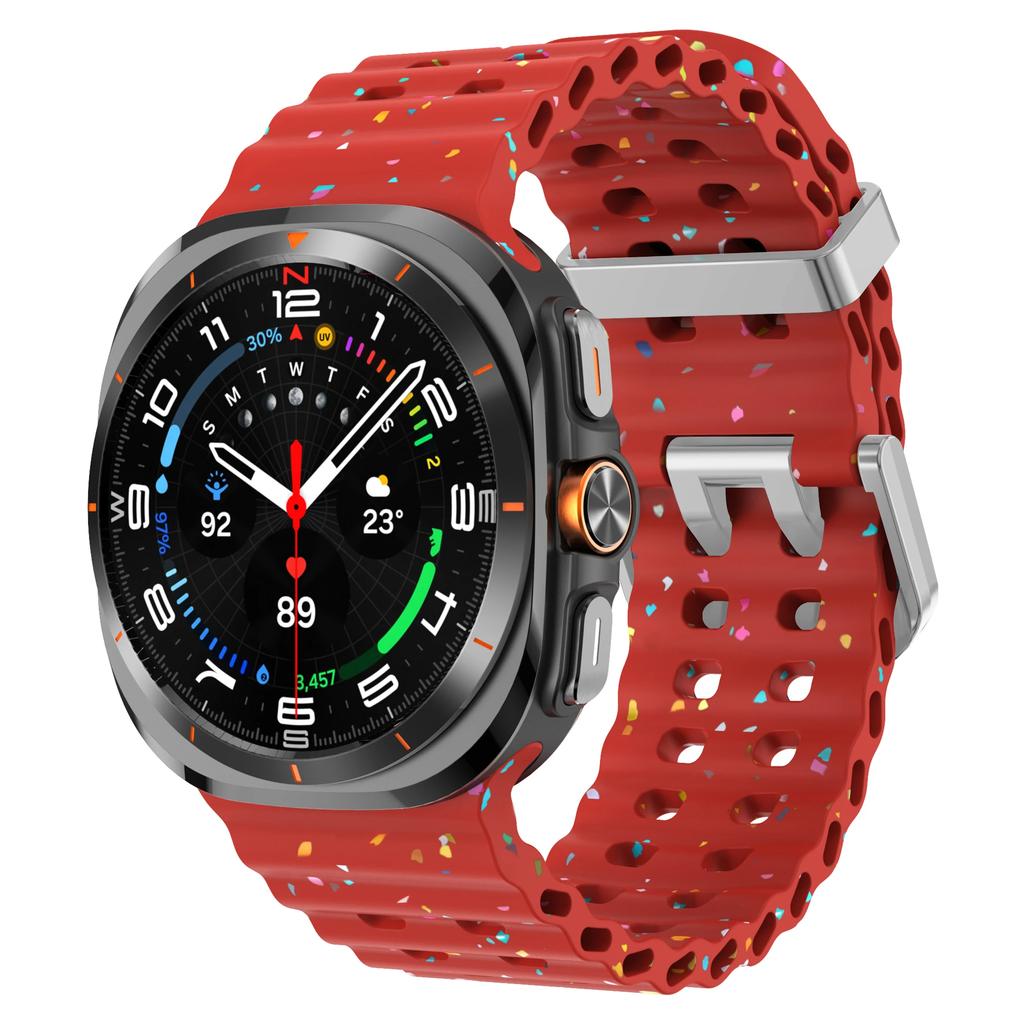 Silicone Breathable Strap For Samsung Galaxy Watch Ultra 47mm Marine Wristband Bracelet Galaxy Watch Ultra(2025) 47mm  Watchband