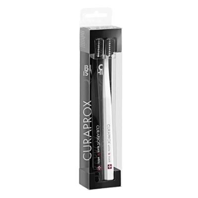 CURAPROX Toothbrush Black Is White White X Black Set (BIW) 2-piece