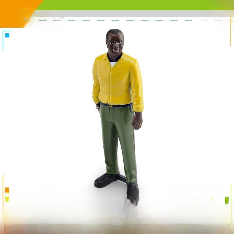 African American Family Model Pvc Collectible Figures For Gift And Display