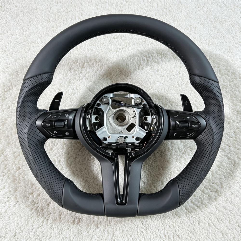 Кожаный руль для интерьера BMW 3 5 Серии F10 F15 F20 F22 F30 F32 F36 F80 F82 M3 M4 M5 E90 E70 Руль M Sport M3