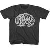 Camiseta Juvenil Vintage con Humo del Logo de Fraggle Rock