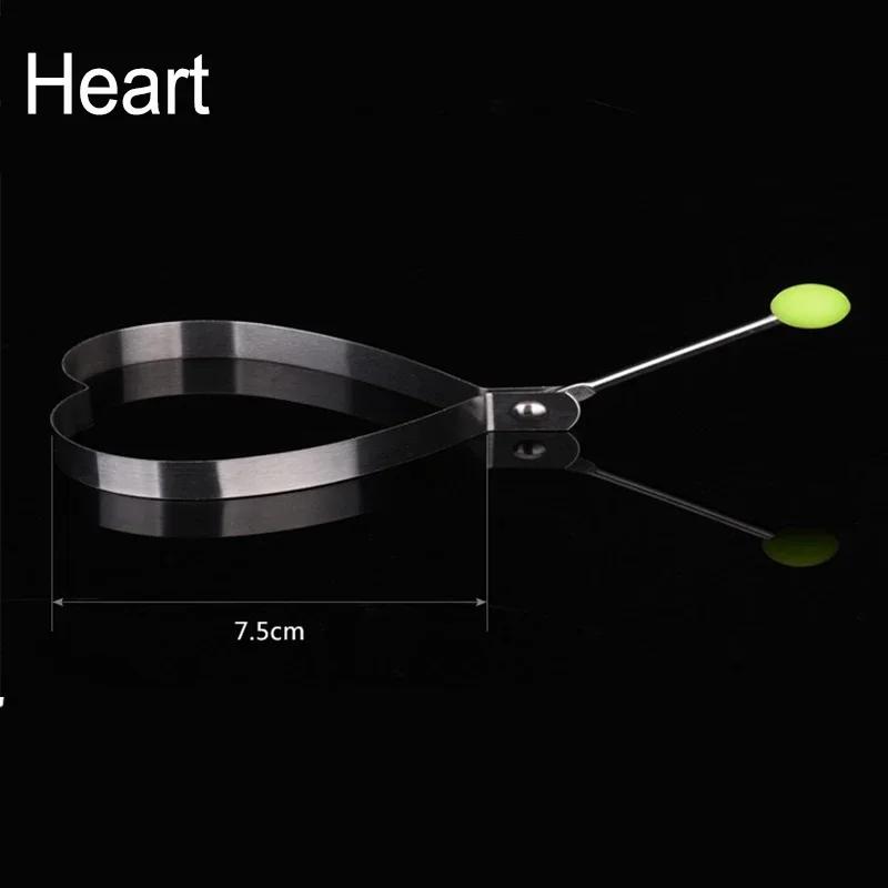 Shapes Stainless Steel Fried Egg Shaper Egg Mold DIY Breakfast Egg Pancake Rings Sandwich Kitchen Tools Utensil Baking Tools