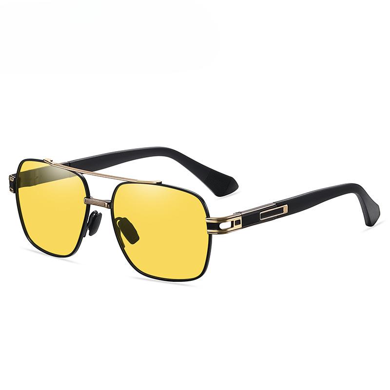 

Модные поляризационные солнцезащитные очки для мужчин и женщин. Металлические солнцезащитные очки в стиле ретро. Декоративные солнцезащитные очки Tide.