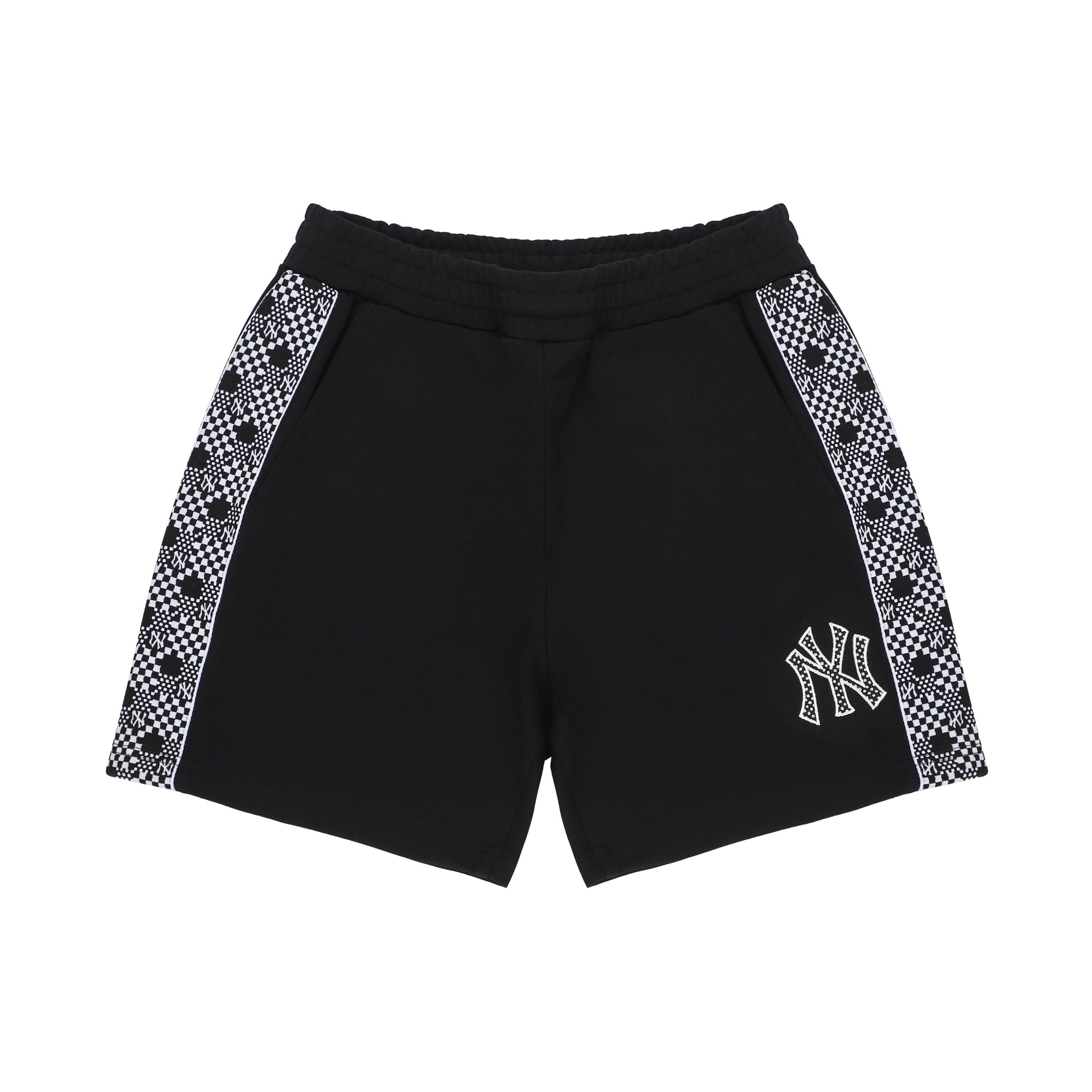 MLB Base Logo Casual Shorts Unisex Black Moderate 3ASPP0123-50BKS XS