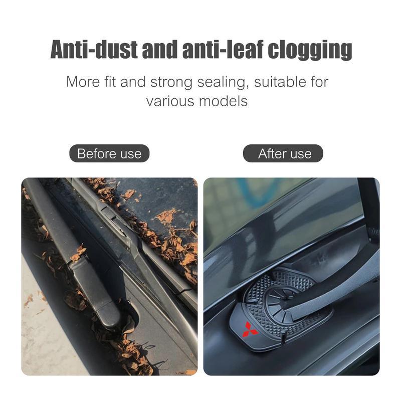Car Windshield Wiper Arm Hole Protection Cover Silicone Dust Cover For Mitsubishi Asx Lancer Outlander Pajero Ralliart