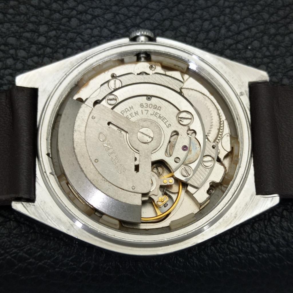 SEIKO 5 AUTOMATIC 6309A VINTAGE JAPAN MENS BROWN COLOR DIAL WATCH a701518-5 R206b-a701518