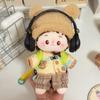20cm Cotton Boy Doll Clothes - Cute Bear Toast Design