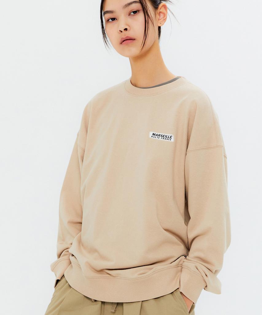 KULTE Uv Stamp Crewneck L.Beige