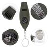 4 In 1 Portable Multifunctional Whistle with Compass Magnifier Thermometer for Outdoor Survival