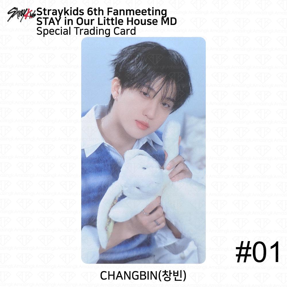STRAY KIDS 6th Fanmeeting STAY in Our Little House MD Special Trading Card