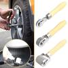 Car Tire Repair Kit Roller Auto Patch Roller Motorcycle Wheel Repair with Wooden Handle Tire Repairing Tool for Cars Access R7W9