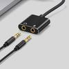 USB To 3.5mm Audios Adapter USB External Sound Card With High Sensitivity Microphone Support And Real Time Monitoring