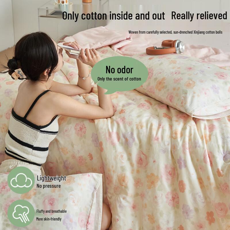 Hodo 100% Cotton Summer Cooling Quilt