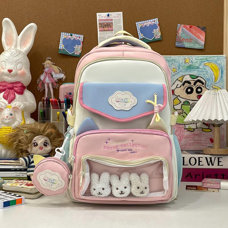 Backpack Rabbit Outdoor Large Capacity Leisure Cute Travel Bag Student Schoolbag