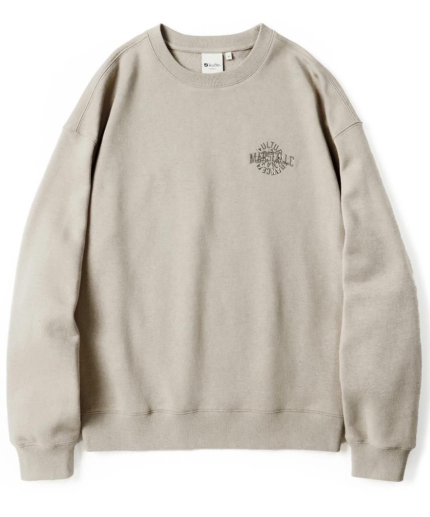 KULTE Swirl Logo Crewneck L.Beige