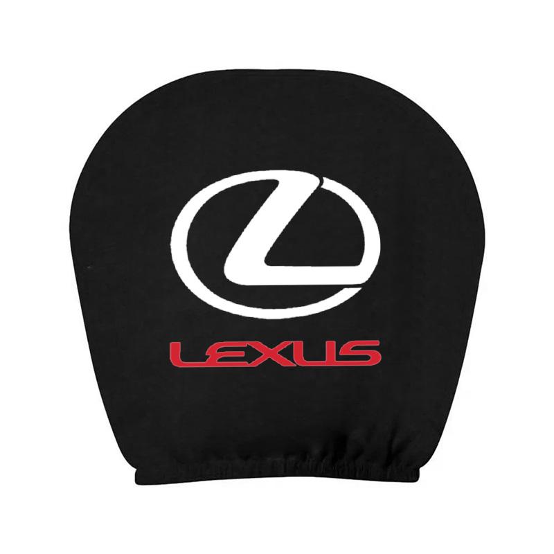 2026 Hot Interior Stickers 1 Pairs Car Seat Headrest Protect Cover For Lexus GX460 Ct200h IS250 ES 220D IS200 Fsport GS GX IS LS