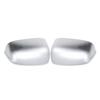 Silver 1 Pair Car Door Rearview Mirror Caps Covers Without Light Bezel Fit For Honda Fit Jazz 2009 2010 2011 2012 2013
