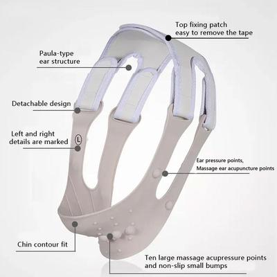 NEW High-end Nano SiliconeV Face Bandage Lifting Chin V Tool Face Shape Cheek Belt Neck Bandage A5A4