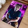 1pc Juice WRLD Print Area Rug - Soft, Washable Non-Slip Indoor Mat for Office Chairs, Living Room, Home Office Decorative Rug