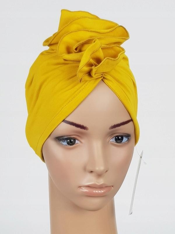 Honey Turban Luba 275 Crinkled Hat Without Pattern Even After Chemotherapy