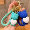 Lovely Bear Keychain Cute Bear Fashion Keychain Couple Gift Women Bag Phone Doll Pendant Car Keyring Figure DIY Jewelry Trinket
