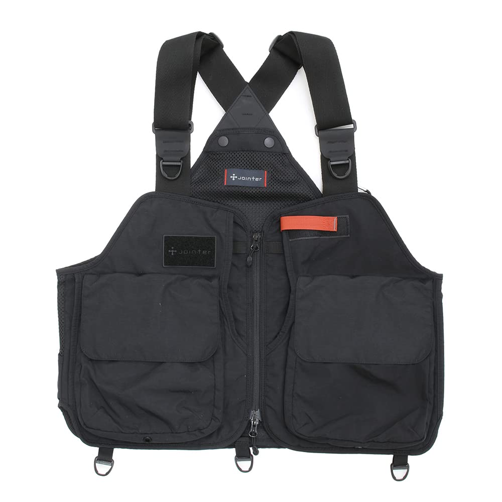 

JOINTER ЖИЛЕТ Рыболовная Носимая Носимая Рыболовная Смартфон Нагрудная Кобура Регулируемый Тактический Жилет для Мужчин [Черный] Сумка, Рюкзак, Сумка, Пеший Туризм, чёрный