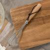 Classic Wood Handle Mini Whisk (21cm) Silver