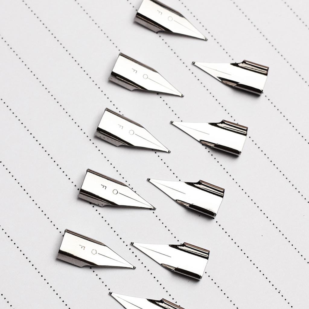 5 pièces plume stylo plume droite plume 0.5mm 0.38mm en option facile à remplacer en douceur écrire pour les étudiants enseignants