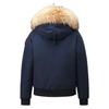Men's Winter Trendy Thickened Down Parka with Fur Collar - Unisex Cold Protection Jacket