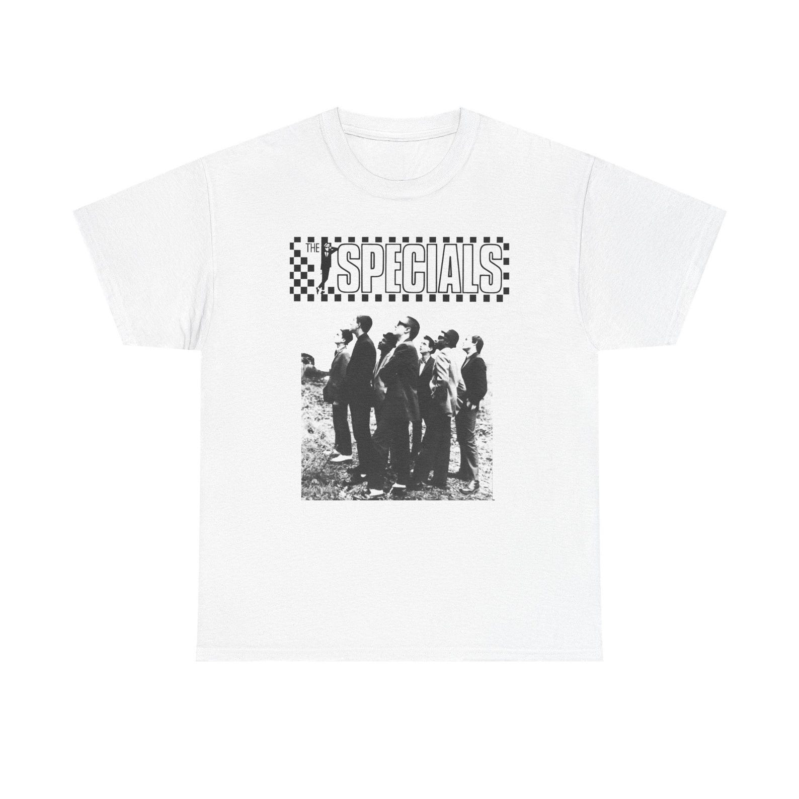 The Specials Band Ska Music Legend Men s White Grey T-Shirt Size S to 5XL L