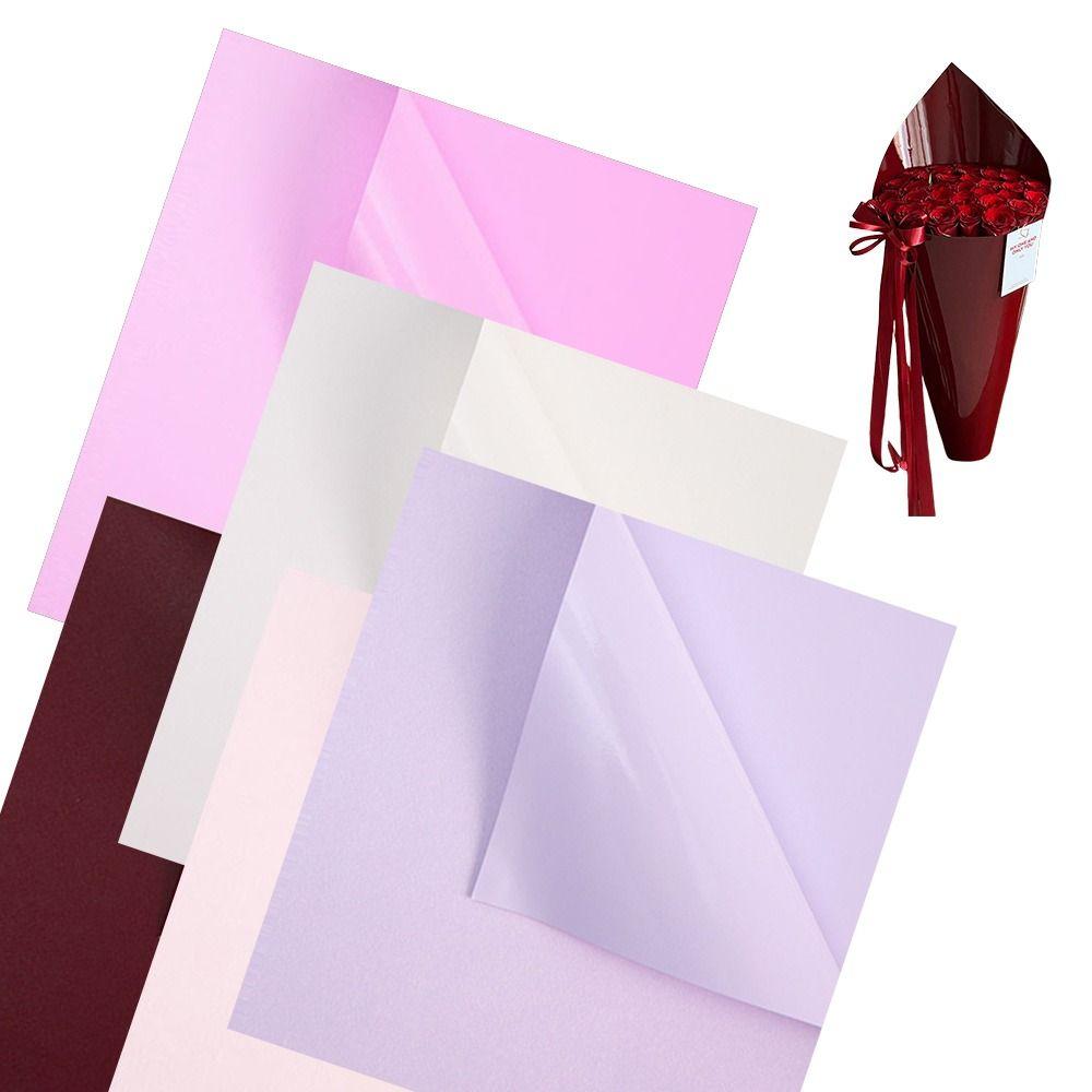 Fashion DIY Rose Flower Wrapping Bag Waterproof 43*48cm Flower Wrapping Paper Wrapping Paper for Flower Bouquets