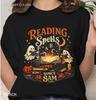 Reading Spells Since 8AM Shirt, Halloween Teacher Tee, Librarian Shirt, Spooky Reading Teacher Gift, Cozy Fall Book Lover Tee