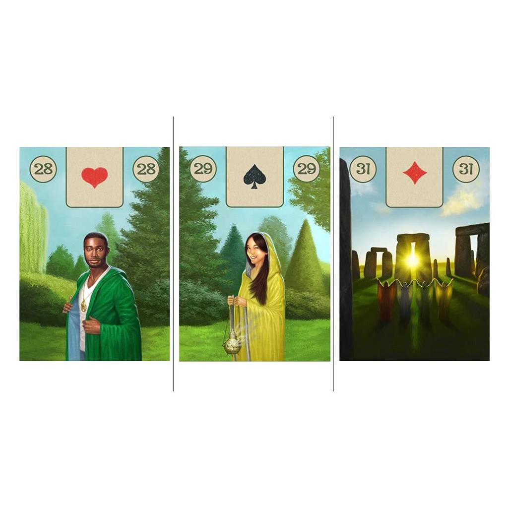 Kancharo Lenormandkarten, 36-teiliges Tarotkartenset [Pagan Lenormand Orakel] Enthält japanische Lenormandkarten-Anleitung & Beutel (Authentisch)