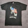 Vintage 1991 Welcome Home Statue of Liberty Graphic T Shirt Large Single Stitch Unisex T-Shirt