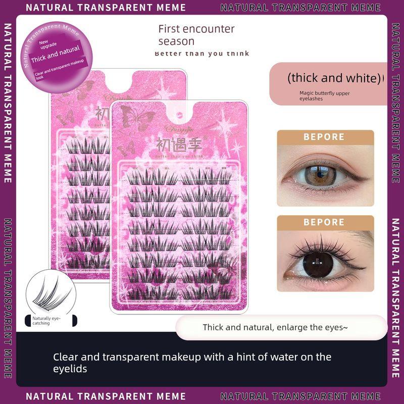 First Season Phantom Butterfly Eyelashes Summer Blue Tears 4.0 Non-paper Fake Eyelashes Baby Bend Artificial Bean Bag Novice