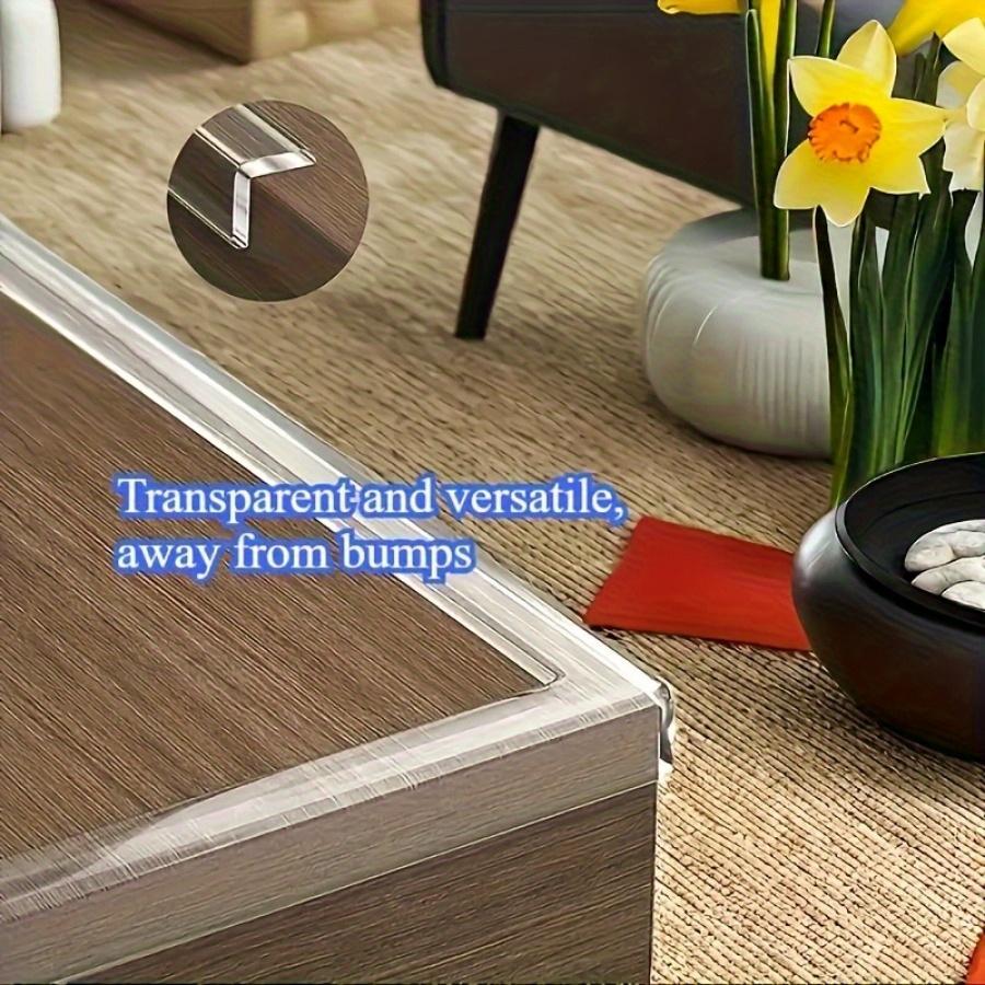 6.6ft Baby Safety Transparent PVC Protection Table Edge Guard Protector Strip Self Adhesive Kids Collision Proof Soft Bumper