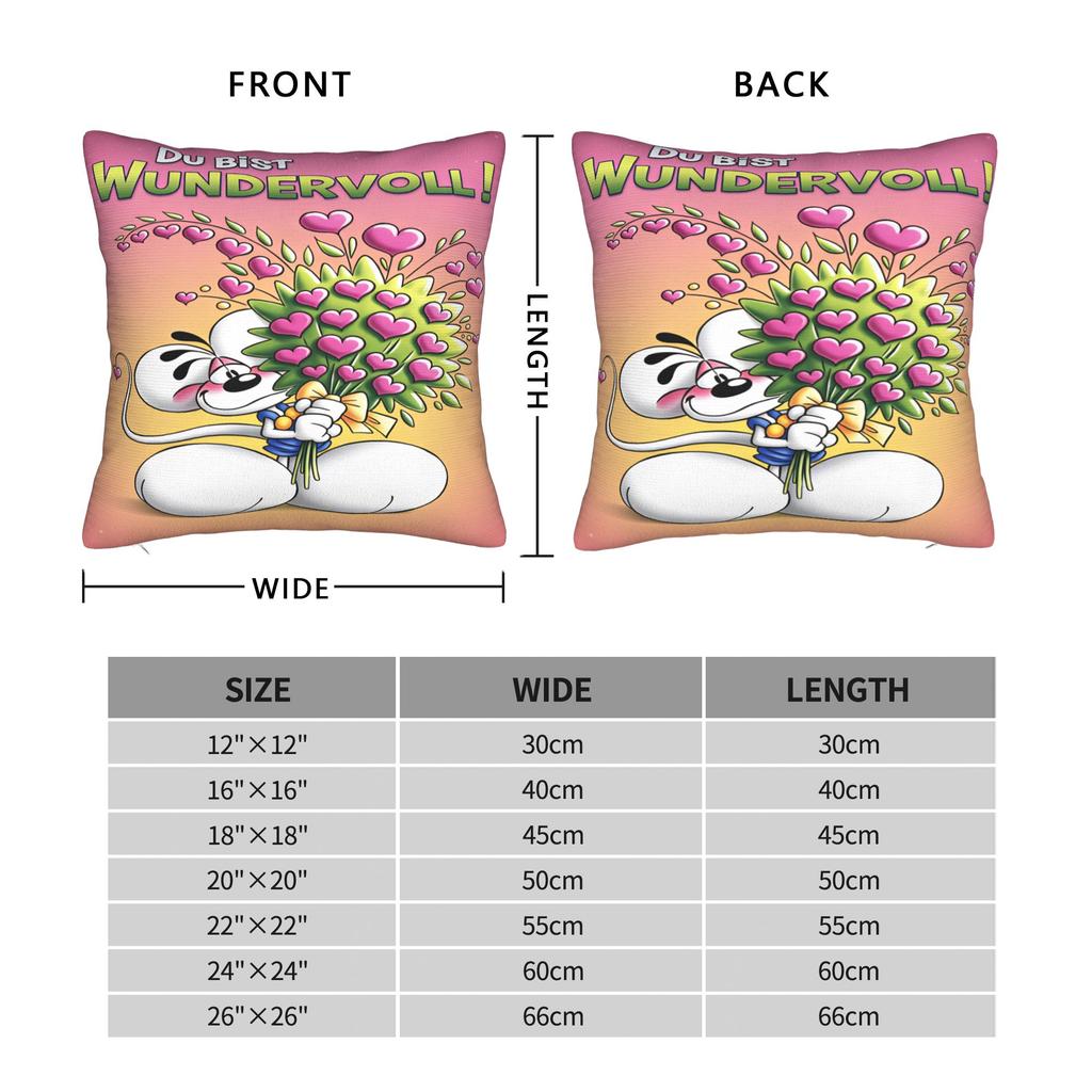 Diddl Pimboli Pillow Case Fashion Pillow Cover Comfy Pillowcases For Office Car Home Decor