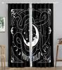 Witchy Gothic Aesthetic Spring Nature Curtain for Living Room Modern Curtains for Bedroom High Shading Drapes Kitchen Curtains