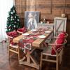 Farbig Gewebte Jacquard Polyester Baumwolle Weihnachtsblume Tischfahne Bettende Fahne Weihnachtsdekoration Abdeckung Handtuch Esstischdecke