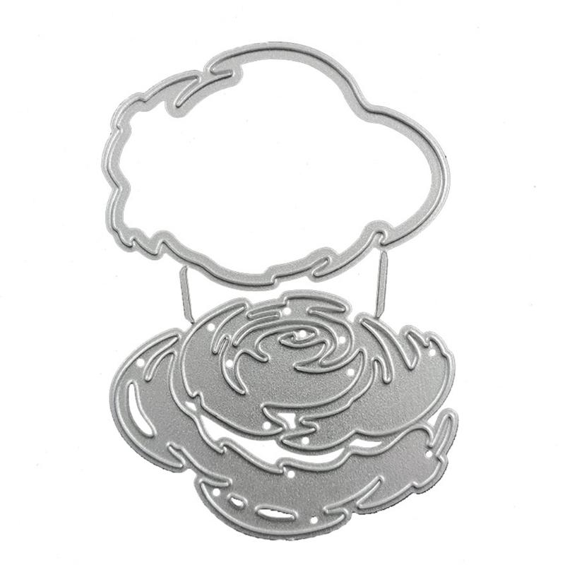 Цветы Трава Металлические Вырубки для DIY Открыток Скрапбукинга-Декор Листья Вырубки 1