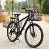 Black Bicycle Hanging Basket Foldable Bike Carrier Bag Bicycle Storage Basket  For Road Bicycles