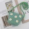 2024 Women's Mini Cartoon & Straw Flower Messenger Bags - Cute Beach Accessory