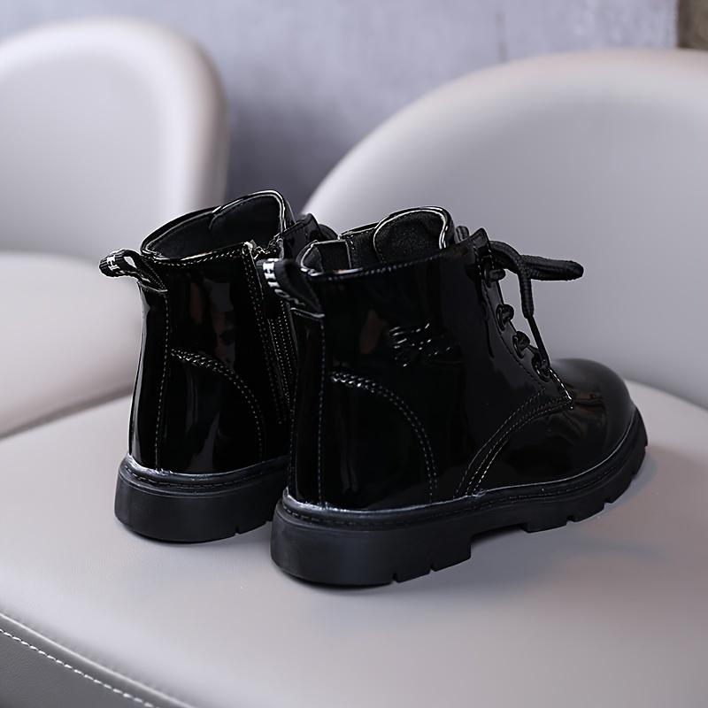 Mädchen Leichte Stiefeletten, Rutschfeste Gummisohle, Einfacher Schnürverschluss für Kleinkinder & Winter-Schuhwerk, Trendiges Kinder-Schuhwerk