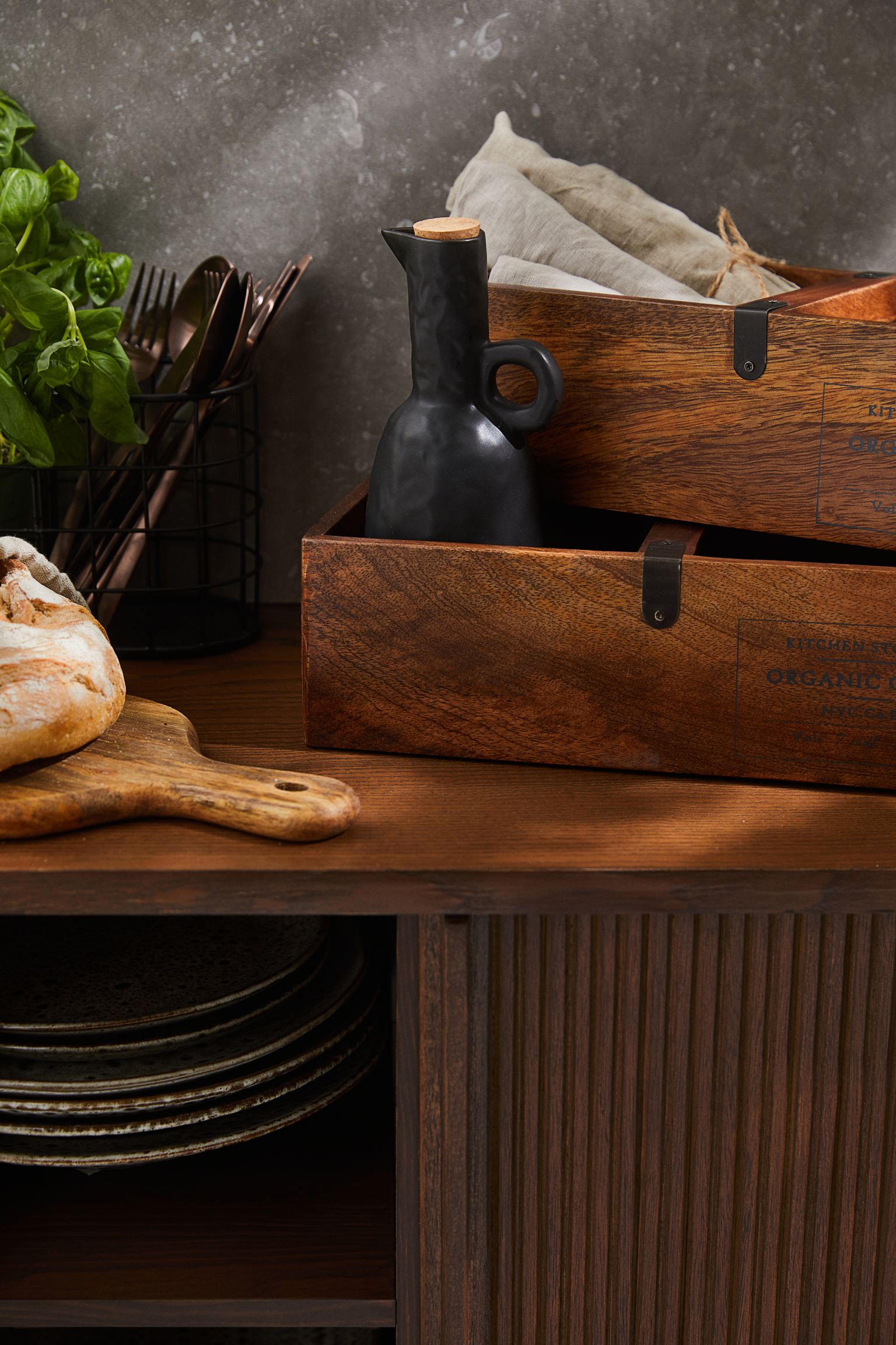 

Wooden storage box