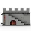 Medieval City Block Building Set - Interlocking Tower and Wall Scene Assembly