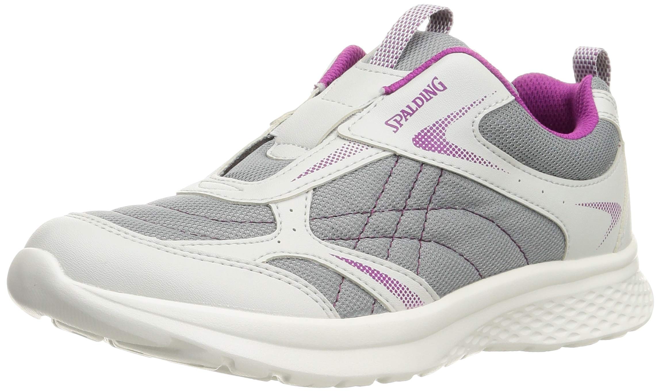 

Spalding JIN 3820 Women s Lightweight Water-Repellent Walking Sneakers, Size 24.0 cm, Gray