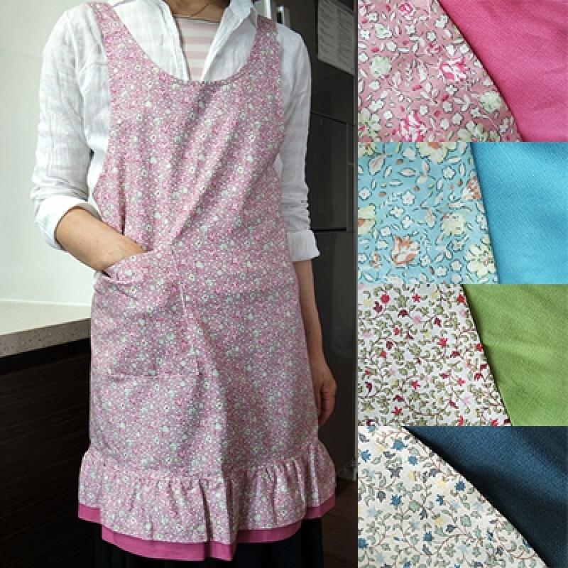 May s apron light blue