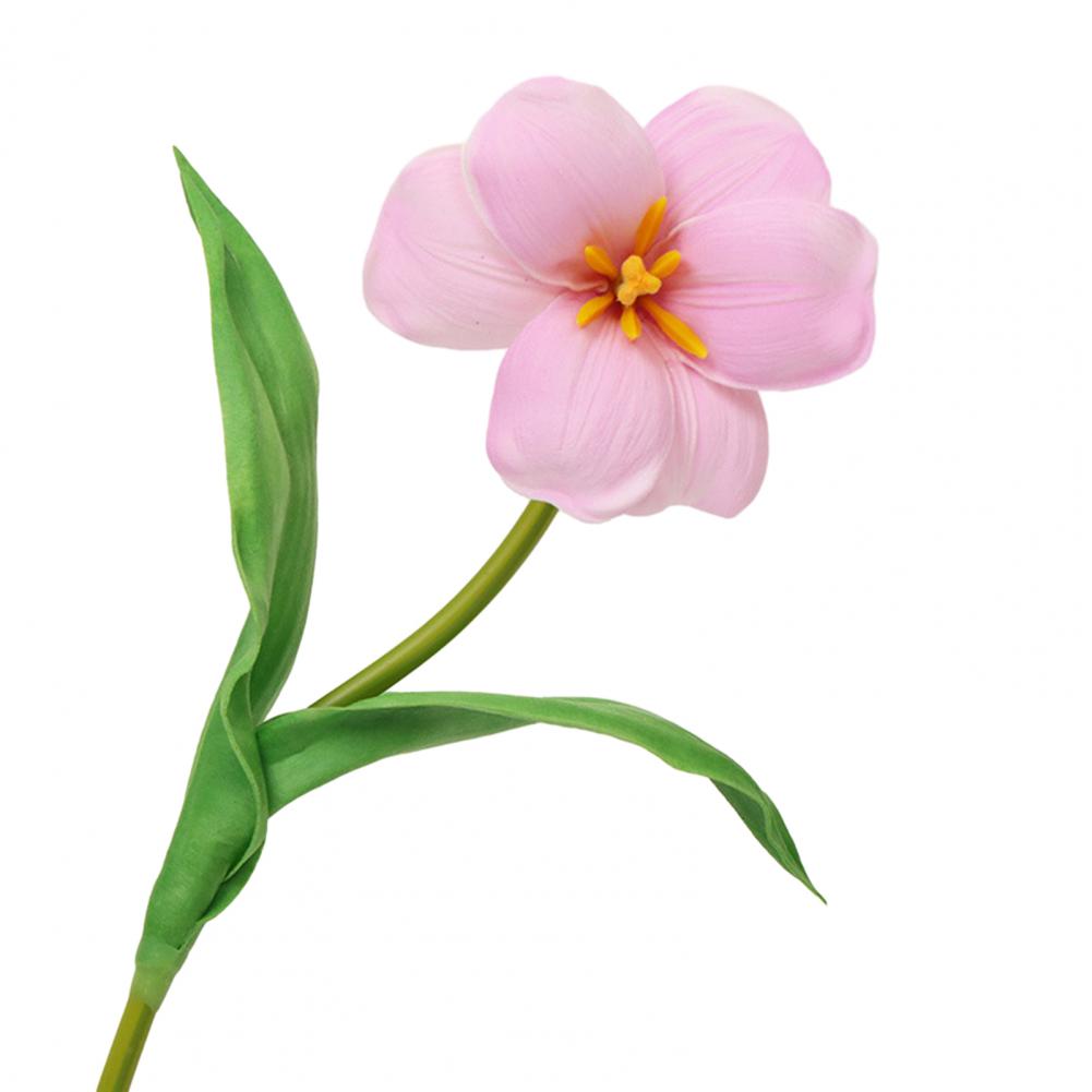 5 stk Simulerte Tulipaner Bukett Realistiske Falske Blomster Hjemmedekor Kunstig Tulipanarrangement med Bøyelige Stengler